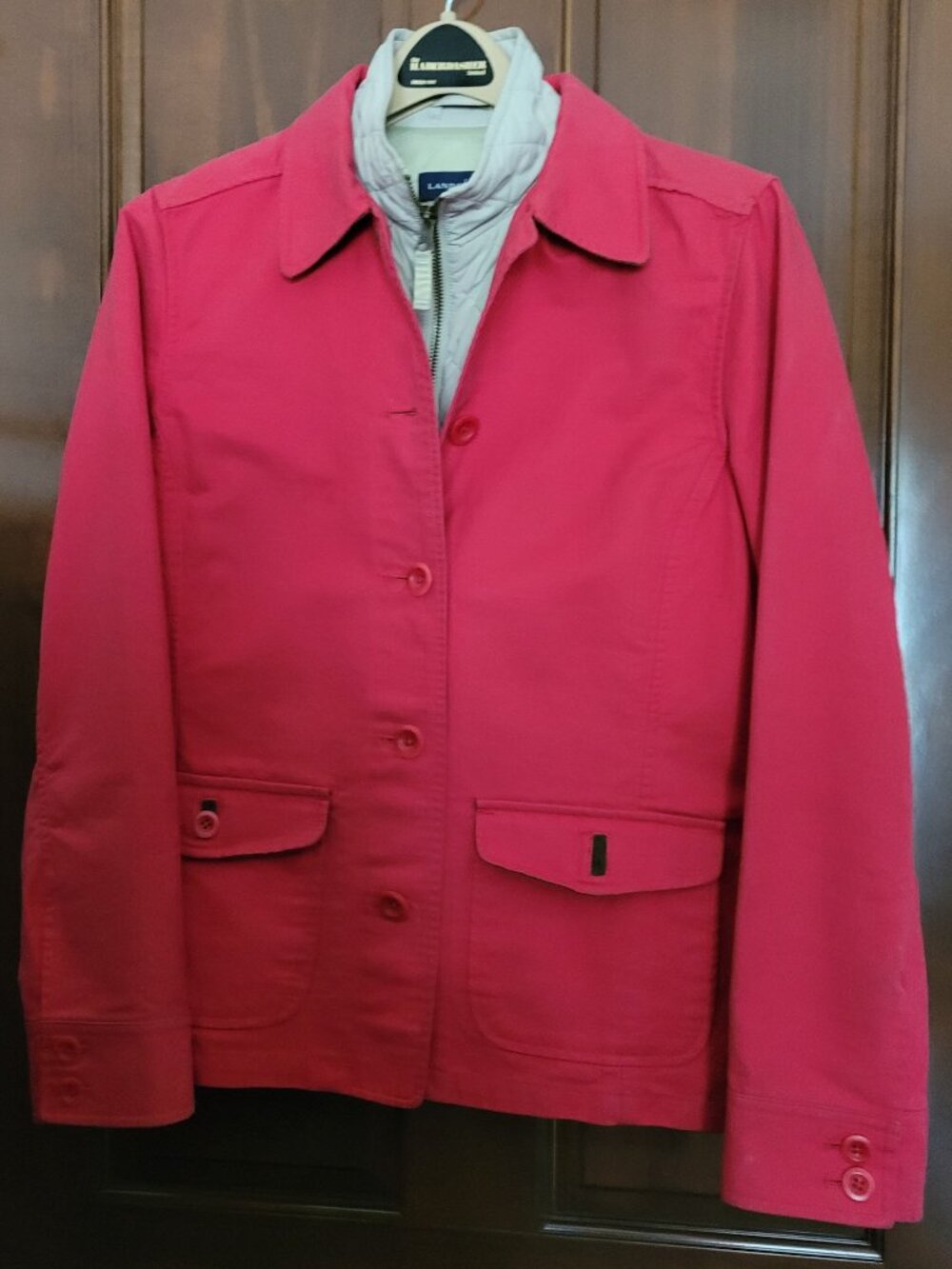 Land's End Barn coat with vest